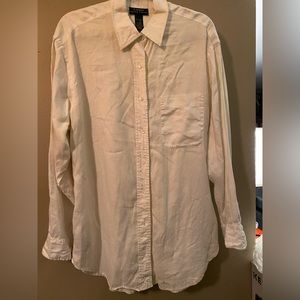 Lauren by Ralph Lauren linen blouse